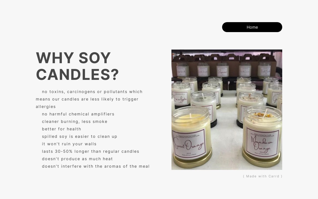 Why Soy Candles